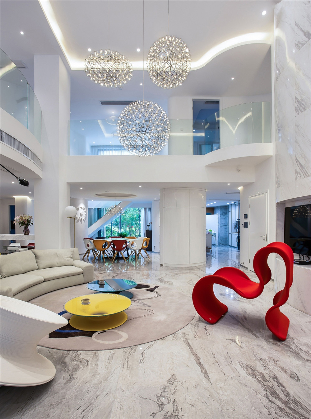 仁恒河濱城復(fù)式戶型裝修現(xiàn)代風(fēng)格設(shè)計(jì)案例展示